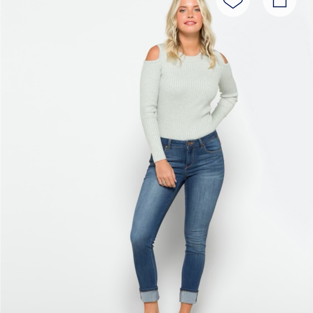 1822 Blue Women's Skinny Jeans 32 petite NWOT